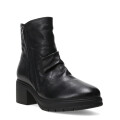 Botas de Mujer Bottero Caña Baja Con Cierre Negro