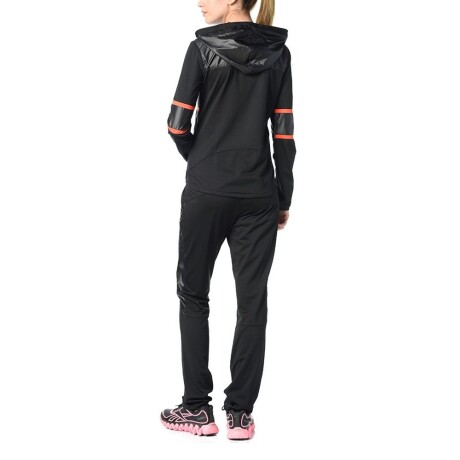 Equipo Deportivo con Campera P/ Mujer Reebok Ts Stretch Poly Negro