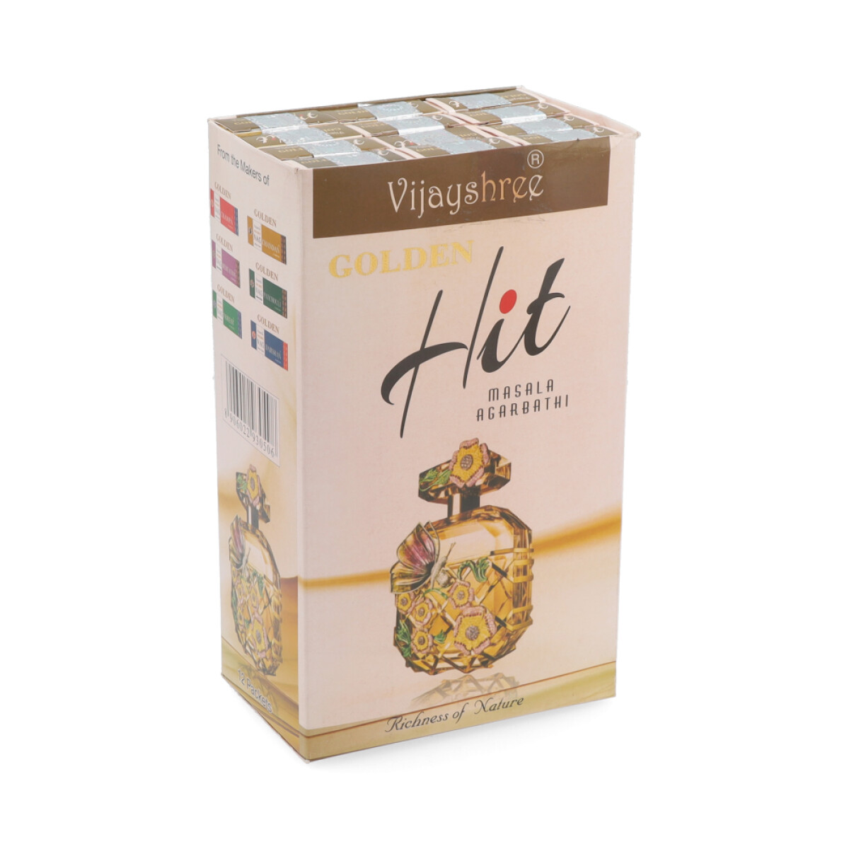 INCIENSO VIJAYSHREE CAJA X12 - Golden Hit 