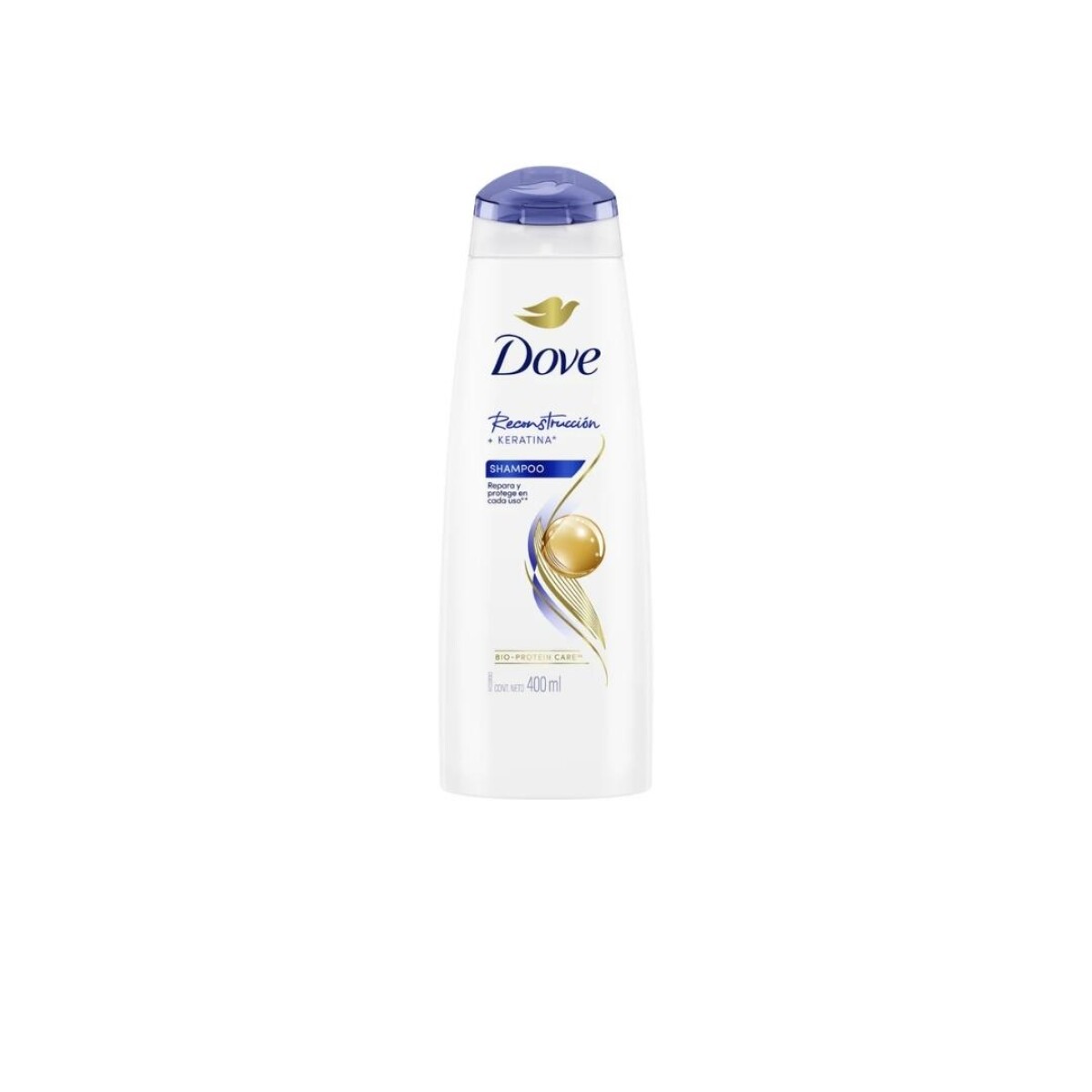SHAMPOO DOVE RECONSTRUCCION COMPLETA, 400ML 