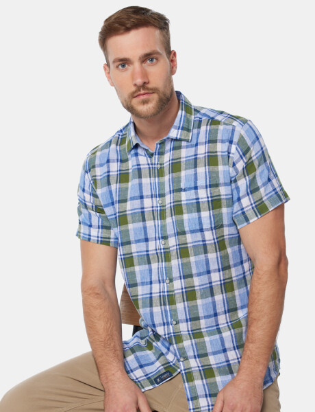 CAMISA DE LINO Verde