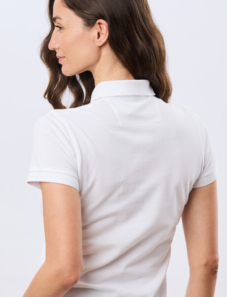 REMERA POLO PIQUÉ Blanco