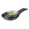 SET de 3 Sartenes TRAMONTINA TURIM -Aluminio Negro -20198/66 Sin color