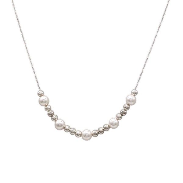 Conjunto gargantilla de perlas- Plata 925 - Perla española - CJ3144 Conperla