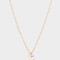 Cadena Corta con Dije Strass Corazón Cadena Con Dije De Corazón - Dorado