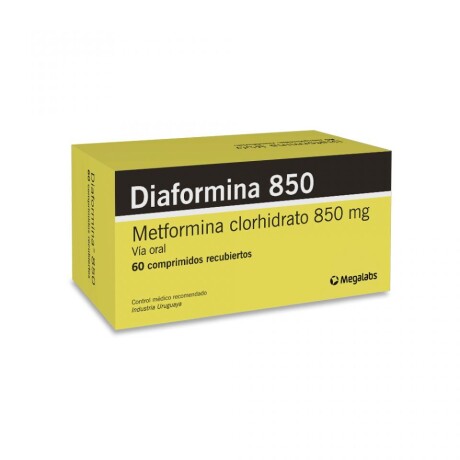 Diaformina 850mg 60 Comprimidos Diaformina 850mg 60 Comprimidos
