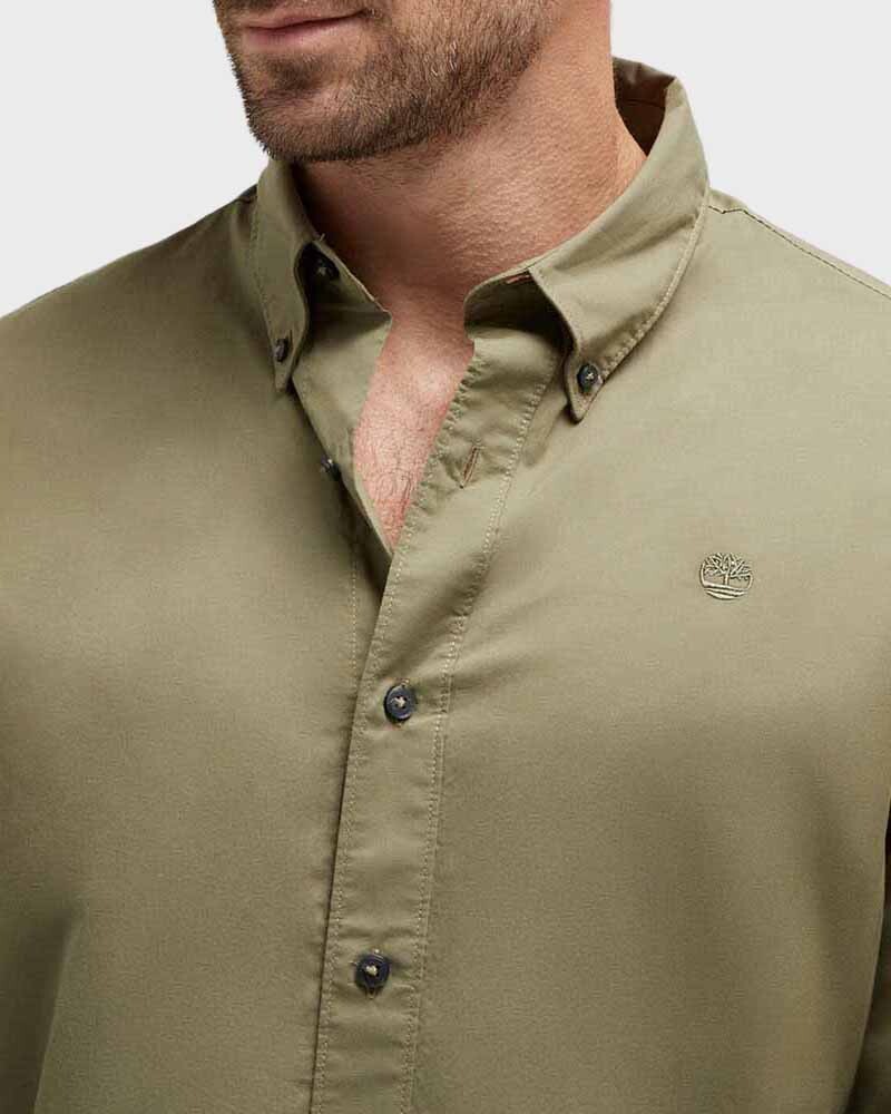 Camisa Long Sleeve Stretch Poplin Hombre 4306