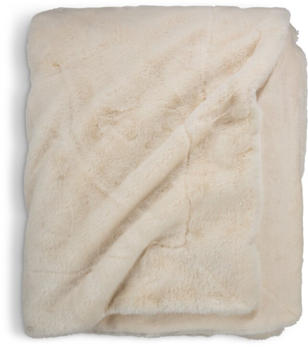 Manta throw KALKLOK 220x240 pelo beige 
