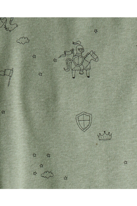 Pack cuatro bodies de algodón, diseño dragones Sin color