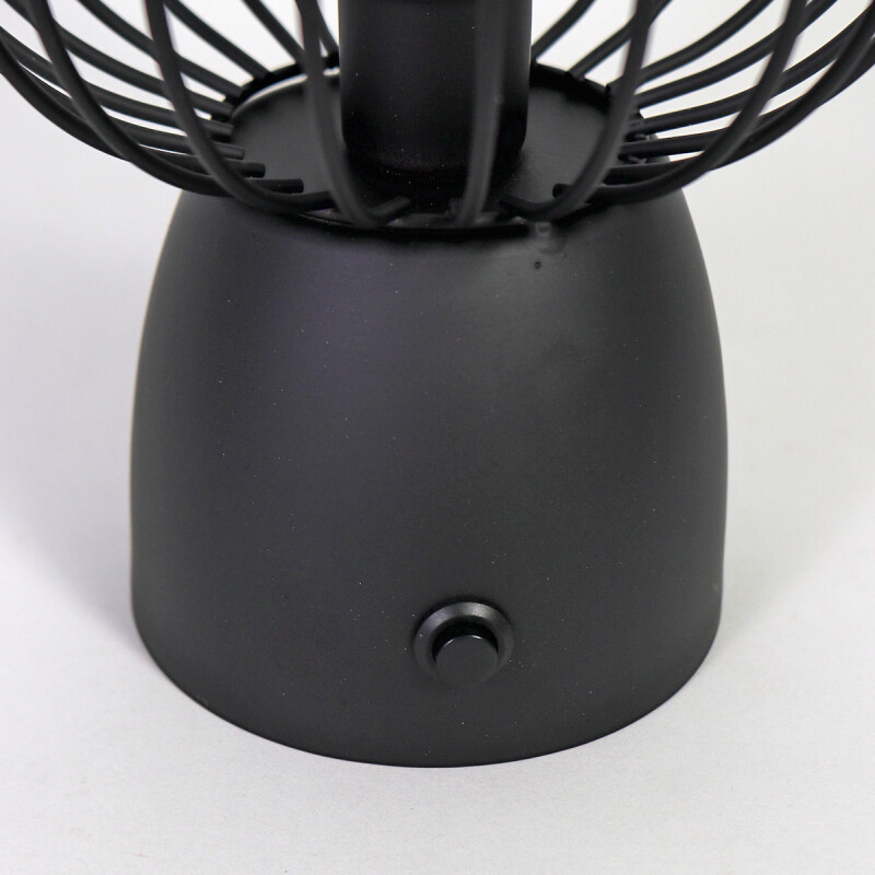 LAMPARA LED METAL NEGRO 16X24.5CM Unica
