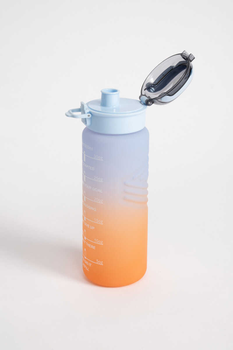 Botella degrade 1l Naranja