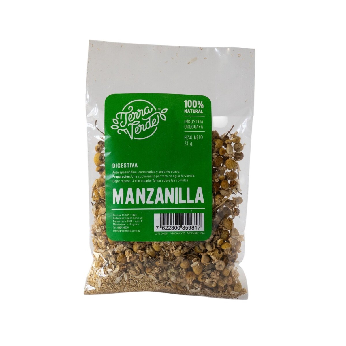 Manzanilla Terra Verde 25g 
