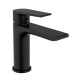 Griferia Lavatorio Monocomando Negro Mate Linea Agora