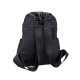Mochila Microfibra Waffle Negro