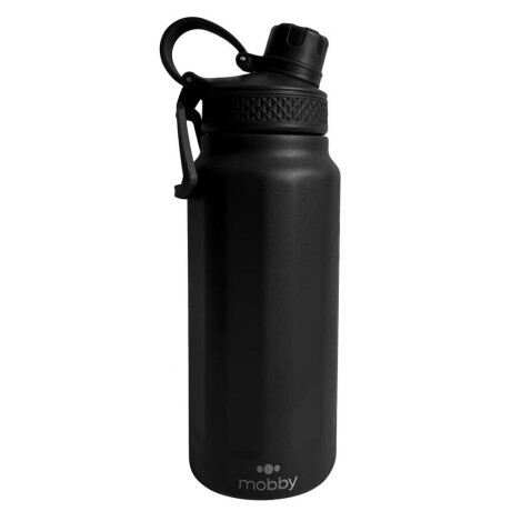 Botella Termica Doble Pared 750Ml Negro Mobby