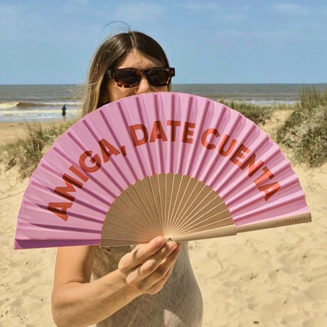 Abanico Mis Petates Rosa
