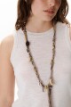 COLGANTE TRENZA BEIGE