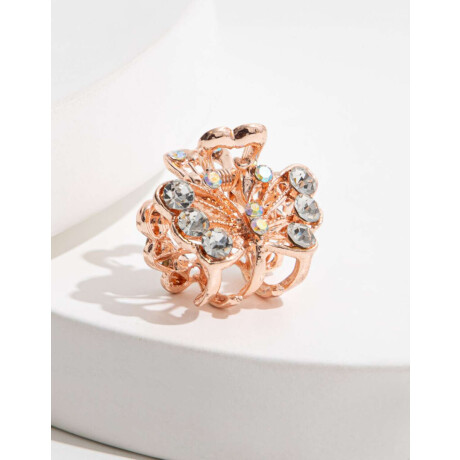 Mini Broche Con Strass Combinacion bicolor