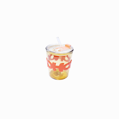 Vaso de vidrio HOHO con sorbito 350ml Vaso De Vidrio Hoho Con Sorbito 350ml