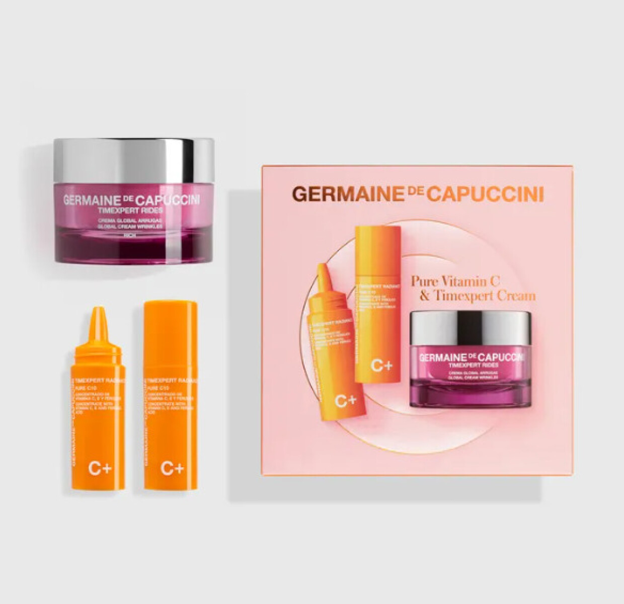 Serum Pure C10 + Crema Global Arrugas Supreme | Timexpert Rides 