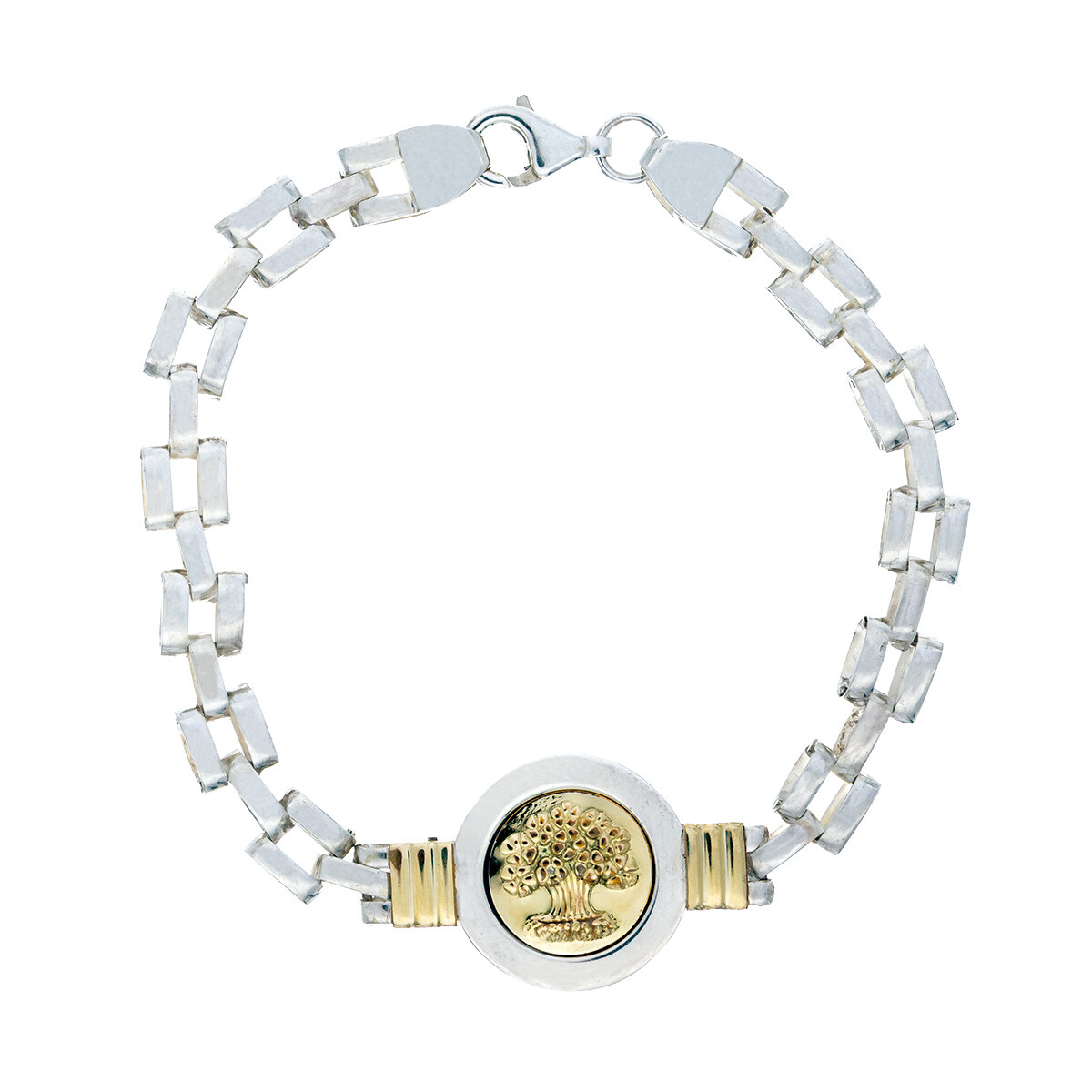 Pulsera de Plata 925 y double, ÁRBOL DE LA VIDA 