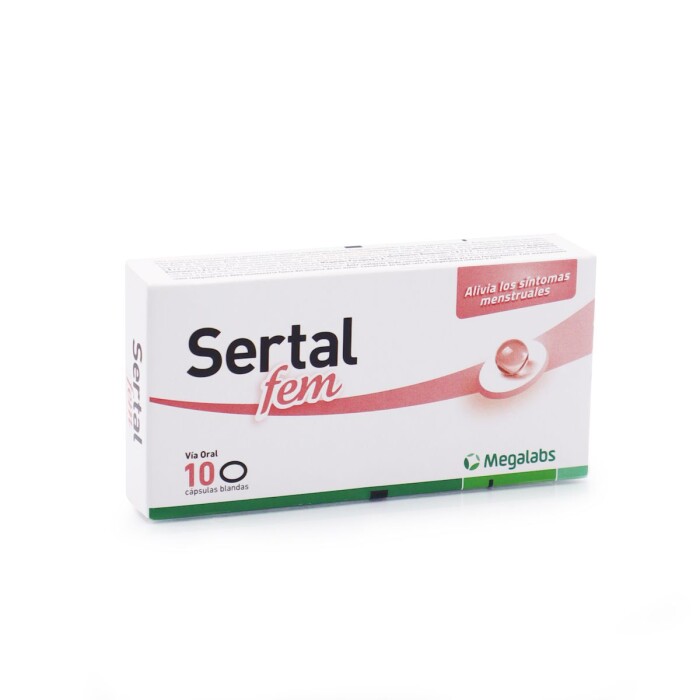 SERTAL FEM CJ X 10 CÁPS. BLANDAS única