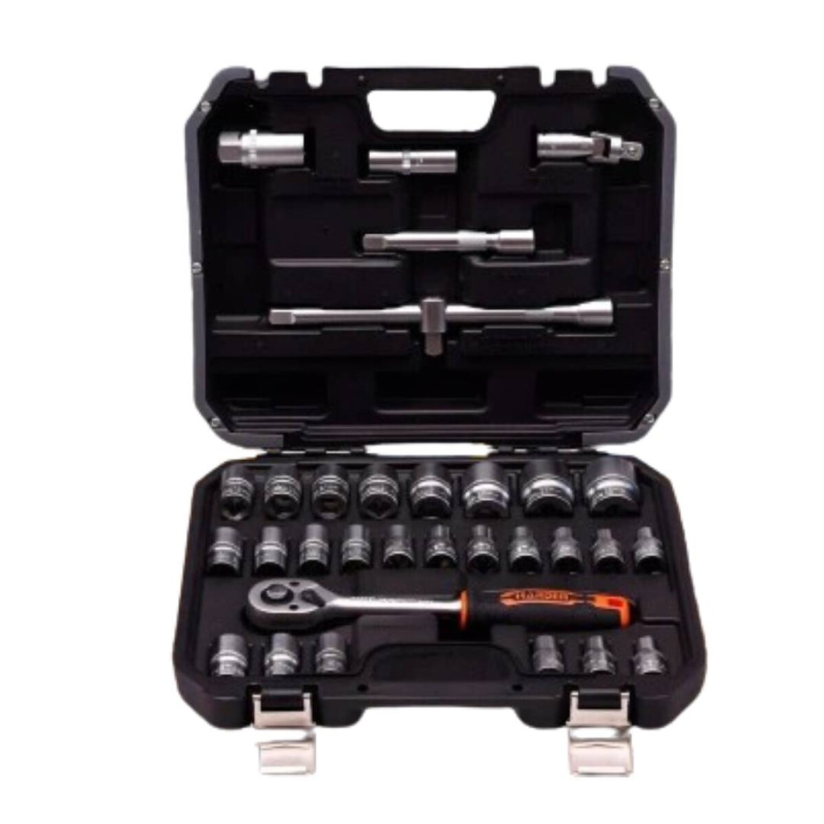 JUEGO DE DADOS ENC 1/2 CON VALIJA 32 PZAS PRO HARDEN ++ - N/a 