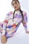 Remera over floral multicolor