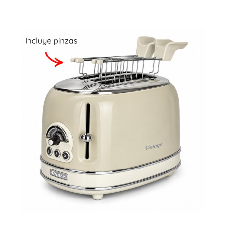 Tostadora 2 Ranuras Con Pinza Beige Vintage Ariete Tostadora 2 Ranuras Con Pinza Beige Vintage Ariete