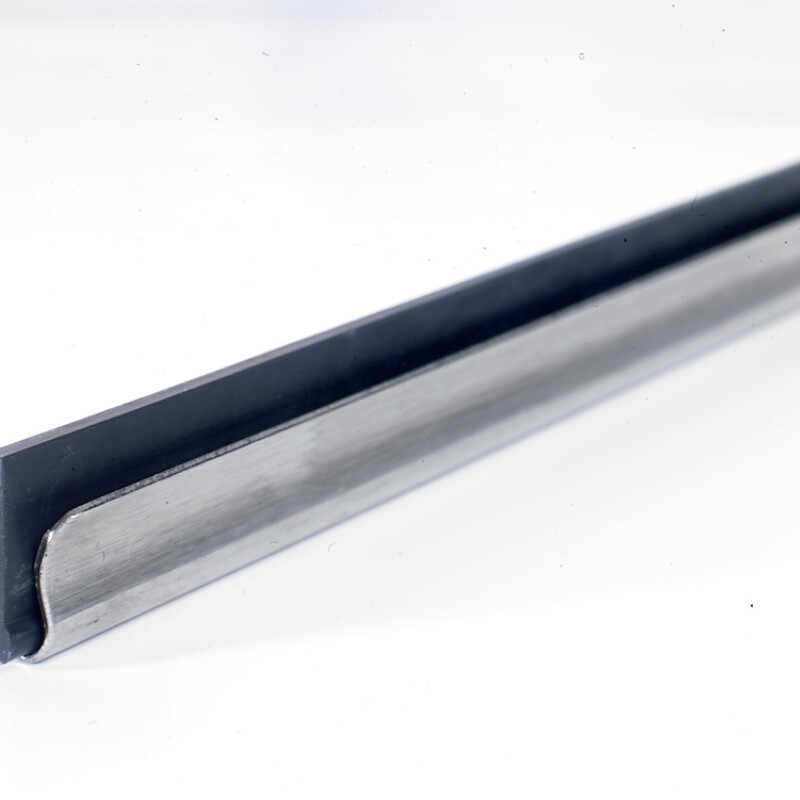 Riel y Goma Stainless - 30 cm.