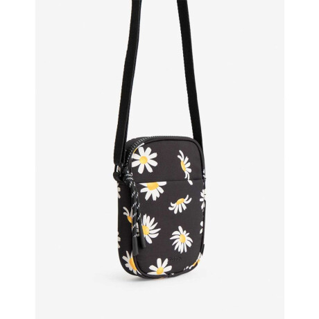 Porta Celular Con Asa Regulable Estampado Flores