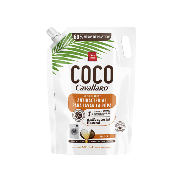 CAVALLARO JABON LIQ COCO CLASICO 1600ML única