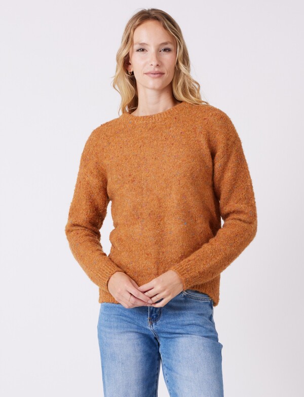 Buzo Lana Melange TERRACOTA