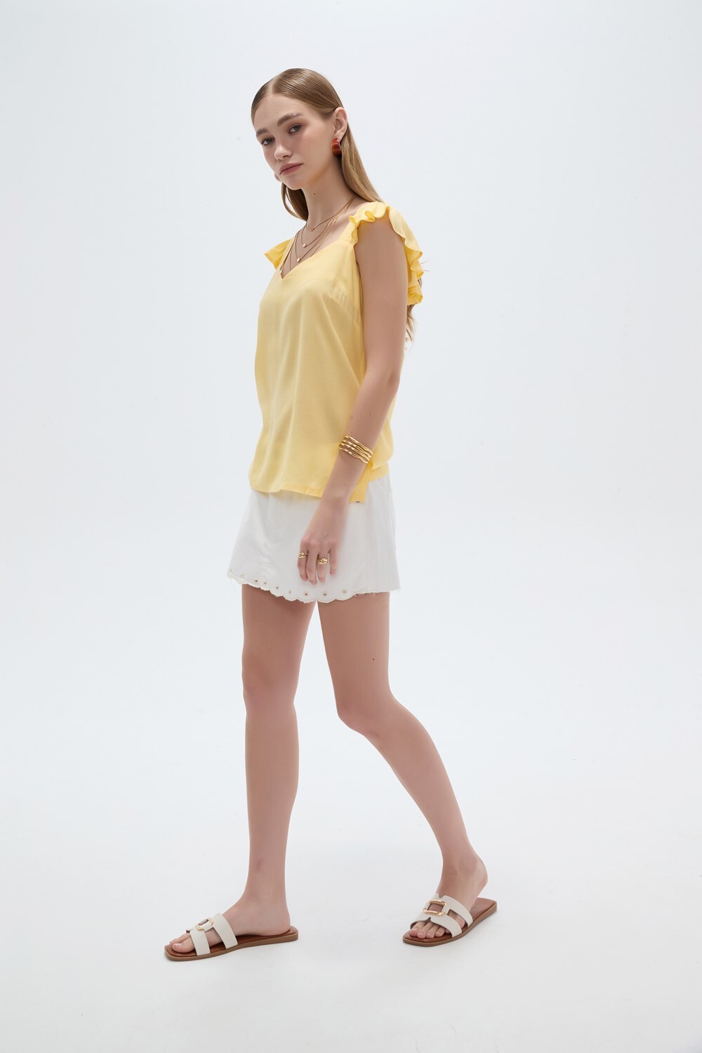Musculosa Nuvio Amarillo