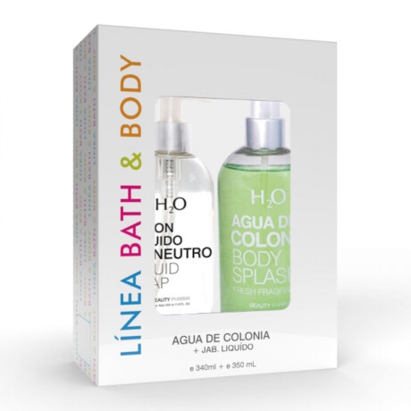 Pack H2o Jabón Líquido Neutro 350 Ml + Body Fresh Pack H2o Jabón Líquido Neutro 350 Ml + Body Fresh