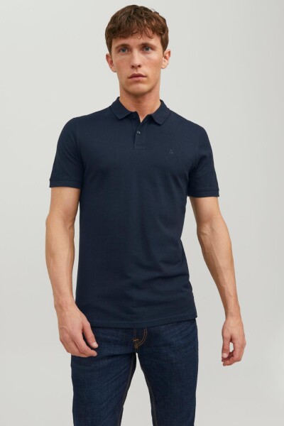 Polera Polo Basic Navy Blazer