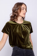 TOP MARGARET Verde Militar