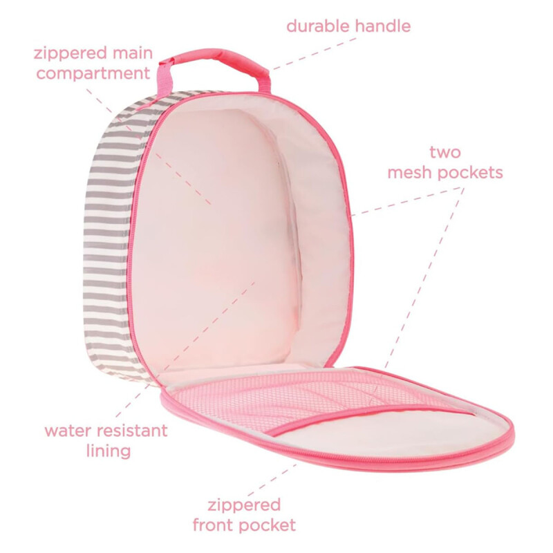 Lunchera Stephen Joseph Dino Pink