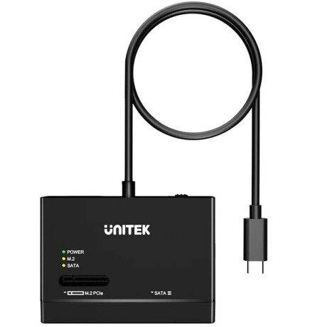 Adaptador Externo Unitek Usb-c para Discos M.2, 2.5" y 3.5" 001