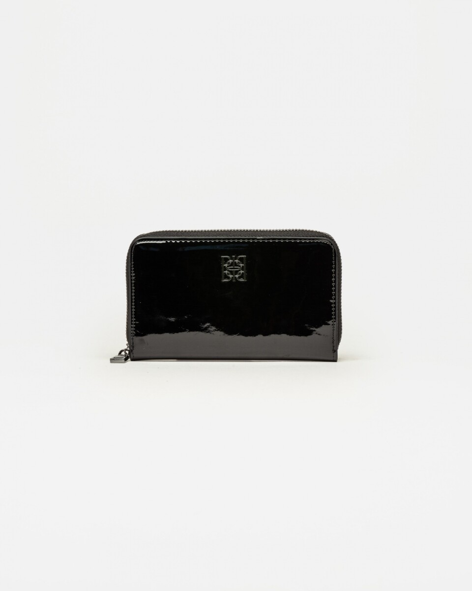 Billetera Mint en efecto cuero - Negro 