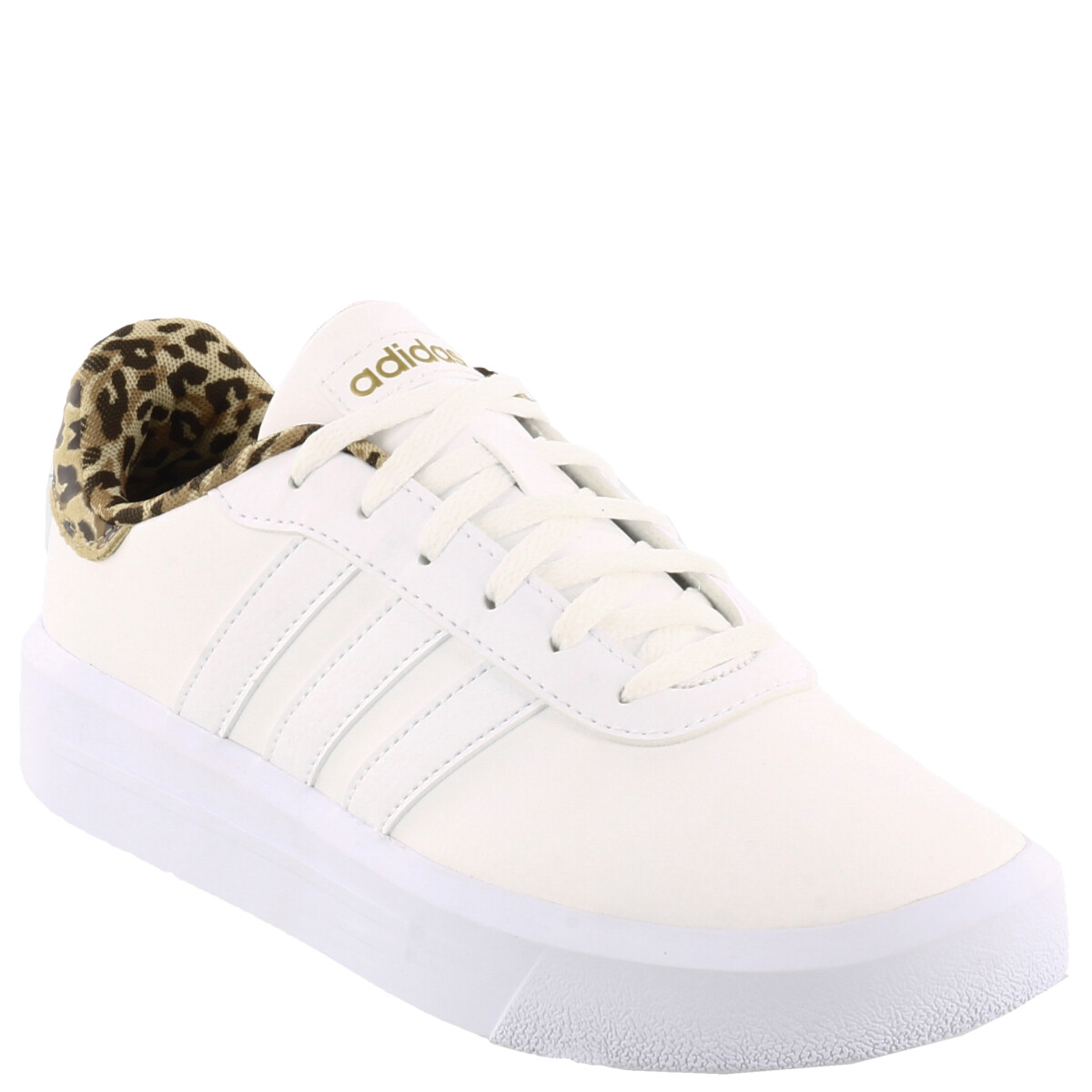 Championes de Mujer Adidas Court Plataforma Wns - Blanco - Leopardo 