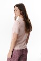 REMERA V DOBLE ROSA
