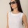 Musculosa lino Blanco
