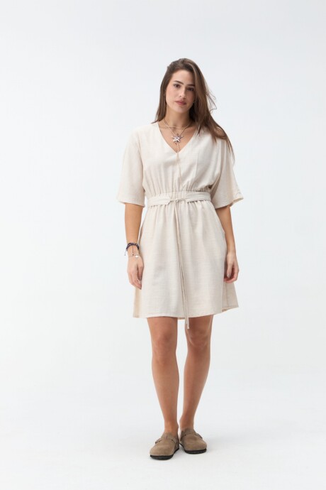 VESTIDO GERANIO Beige