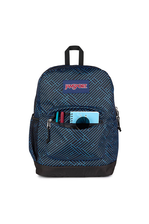 Mochila Portalaptop Cross Town Plus Black/black/azul