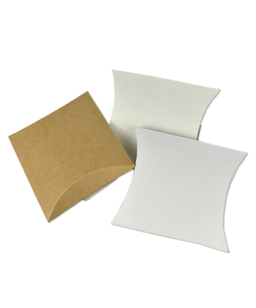 Estuche pillow eco 7x8 cm. REVERSIBLE BLANCO - MADERA
