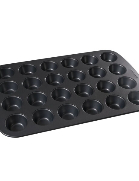 MOLDE MINI MUFFIN X24 240.3X25.8X2.5CM,0.5MM NEGRO MOLDE MINI MUFFIN X24 240.3X25.8X2.5CM,0.5MM NEGRO