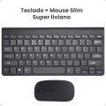 Combo de Teclado y Mouse Inalámbrico Slim Negro Combo de Teclado y Mouse Inalámbrico Slim Negro