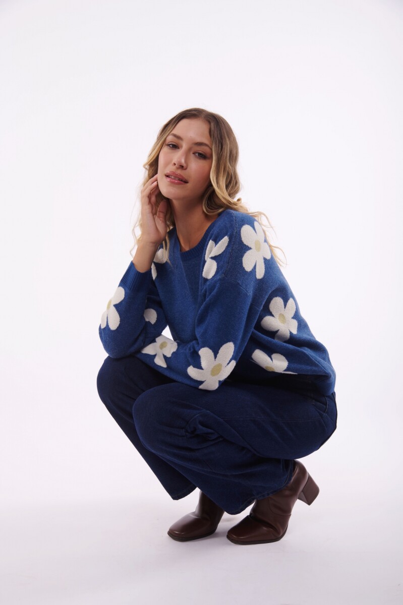 BUZO GEORGINA - AZUL 