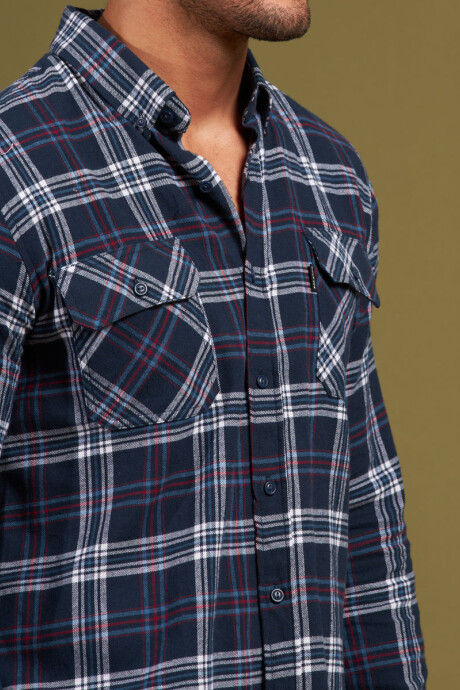 CAMISA ACUIA POLANCO Navy